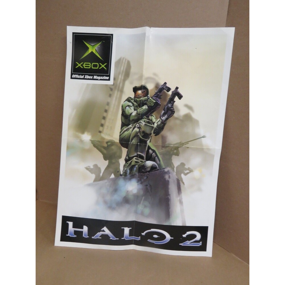 Promo InsertHalo 2 15x20 Poster From Official X Box Magazine Issue #19 June 2003